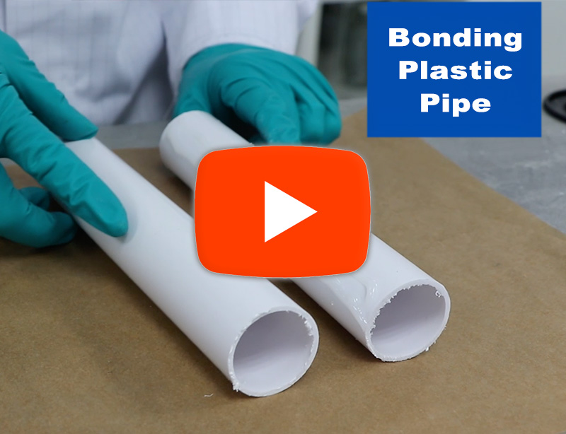 Using SG400LSE to bond plastic pipe