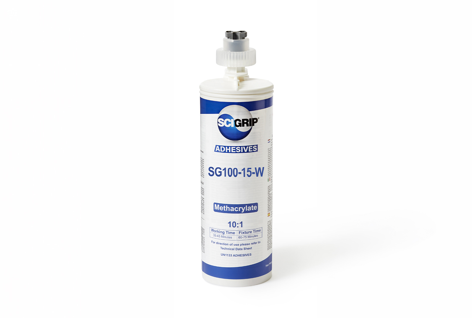 SCIGRIP SG100-15W methacrylate adhesive cartridge