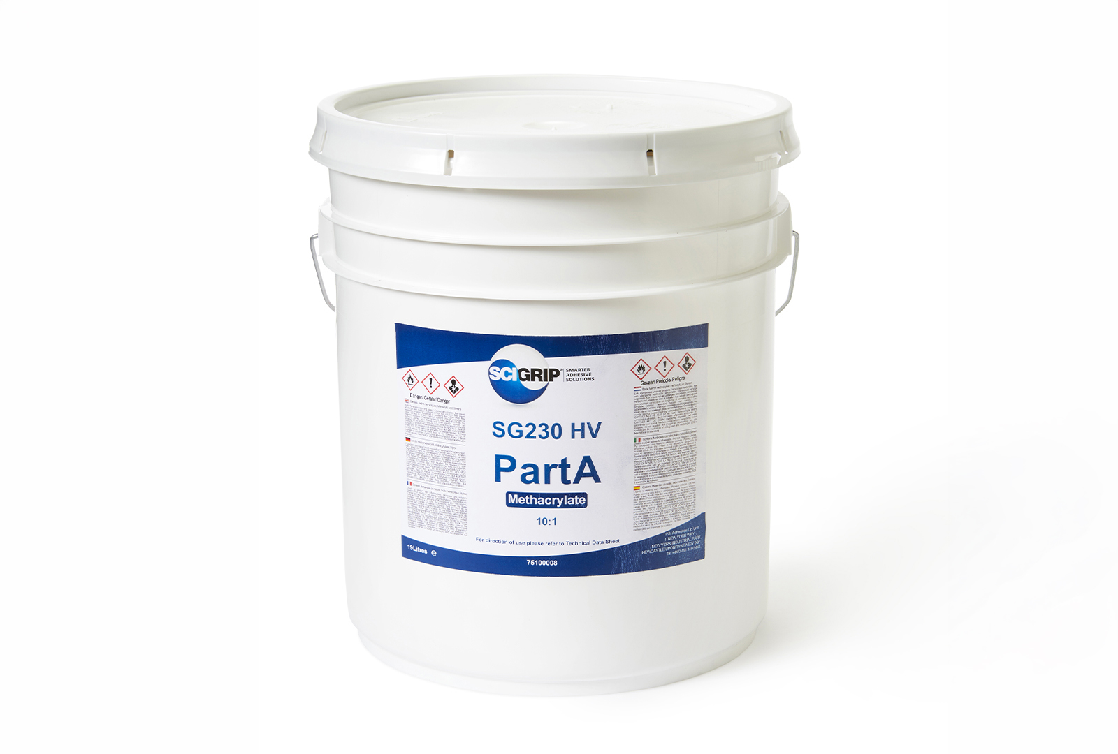 SCIGRIP SG230 HV Part A adhesive pail