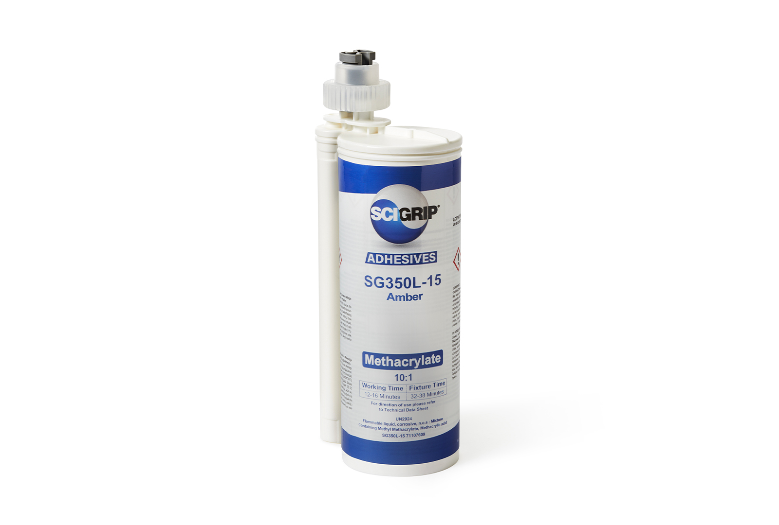 SCIGRIP SG350L-15 Amber adhesive cartridge