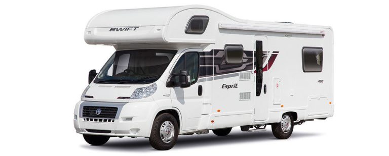 White Swift motorhome